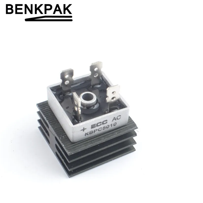 10set max.1000V 50A Bridge Rectifiers DIODE RECT BRIDGE with heat sink often used with Transformers
10set max.1000V 50A Bridge Rectifiers DIODE RECT BRIDGE with heat sink often used with Transformers