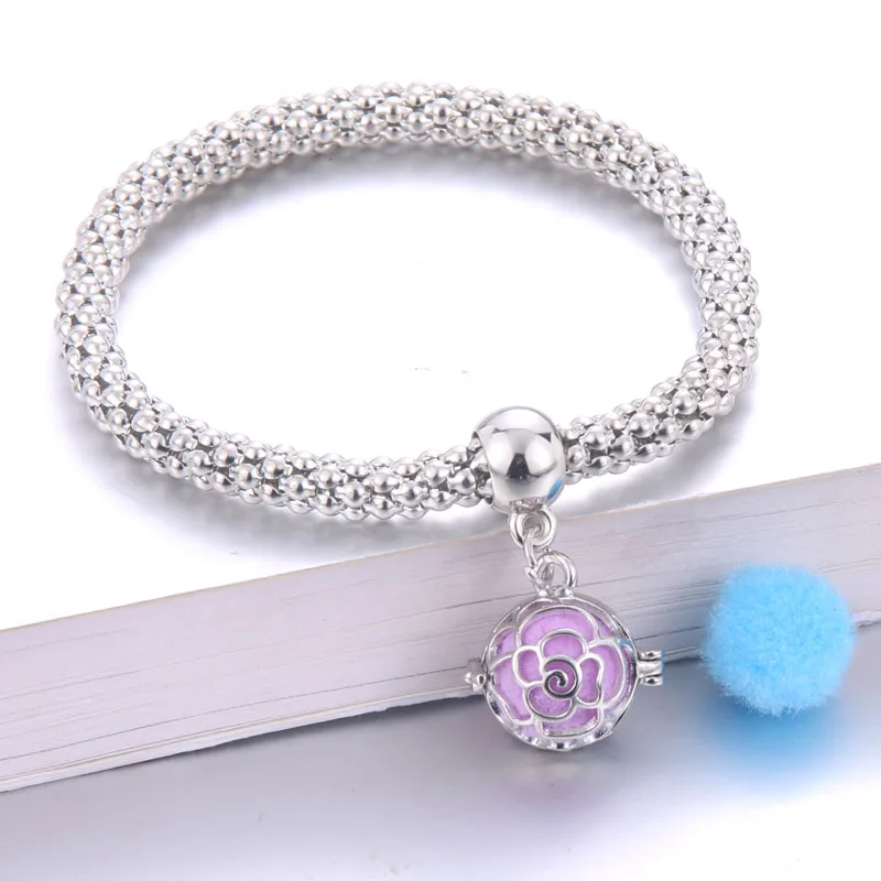 Fashion Flower Aromatherapy Bracelet Jewelry perfume Aroma Diffuser Essential Oil Diffuser Pendant Locket Bracelet With Pads
Fashion Flower Aromatherapy Bracelet Jewelry perfume Aroma Diffuser Essential Oil Diffuser Pendant Locket Bracelet With Pads