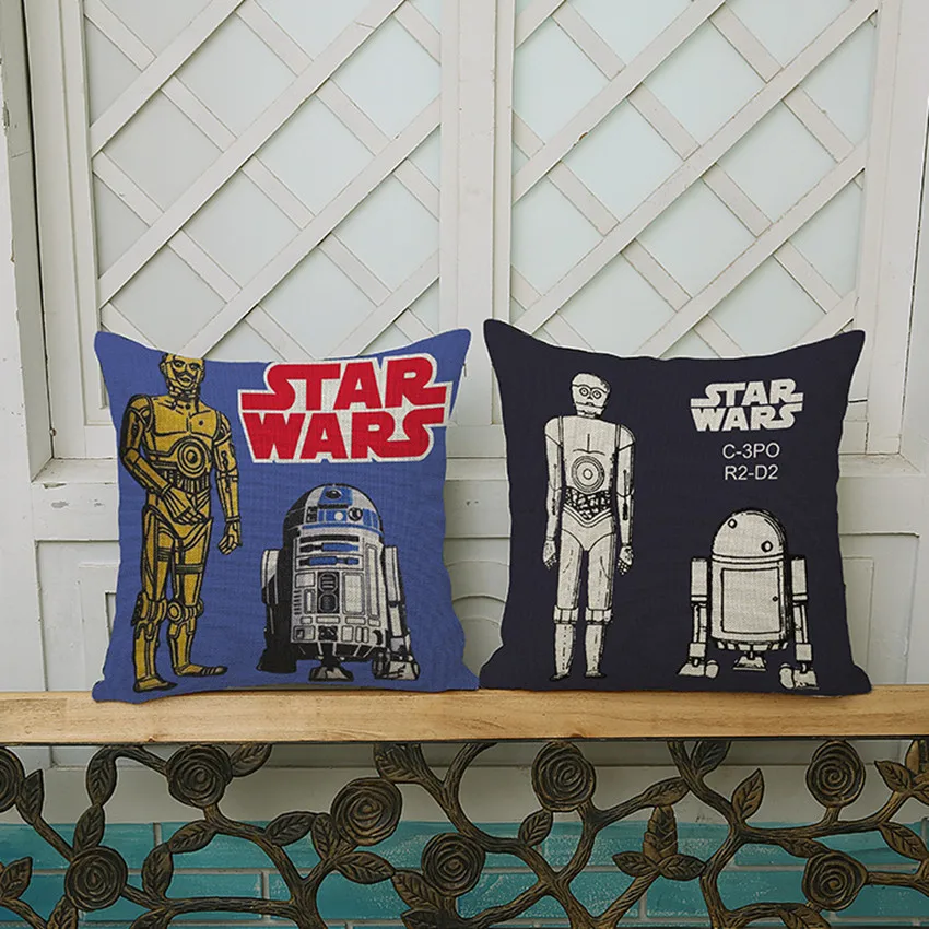 Linen Cotton Star Wars style Cushion 45*45cm emoji pillow pillowcase Throw Pillows kids Bedroom decorative Gift
Linen Cotton Star Wars style Cushion 45*45cm emoji pillow pillowcase Throw Pillows kids Bedroom decorative Gift