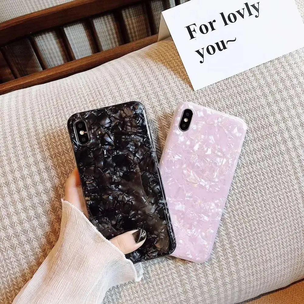 Glitter Phone Case For iphone X Xs max XR 7 8 plus 6 6s plus Dream Shell Pattern Cases Soft TPU Silicone marble Back Cover
Glitter Phone Case For iphone X Xs max XR 7 8 plus 6 6s plus Dream Shell Pattern Cases Soft TPU Silicone marble Back Cover