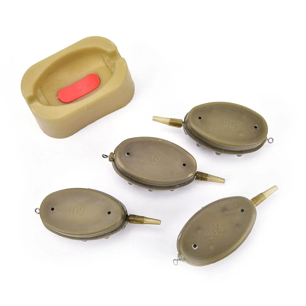 Inline Method Carp Fishing Feeder Lead Set 4 Feeders Mould Kit Plastic Baiting Tools Accessories MC889
Inline Method Carp Fishing Feeder Lead Set 4 Feeders Mould Kit Plastic Baiting Tools Accessories MC889