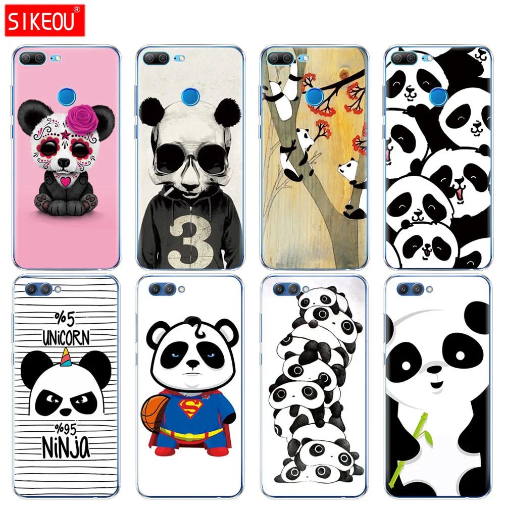 

Silicone Cover phone Case for Huawei Honor 10 V10 3c 4C 5c 5x 4A 6A 6C pro 6X 7X 6 7 8 9 LITE panda cute skull