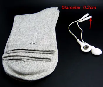 1 pair TENS silver fiber socks& 2 cables,Electrode socks,physical therapy socks,promote the blood circulation,Foot massage socks
1 pair TENS silver fiber socks& 2 cables,Electrode socks,physical therapy socks,promote the blood circulation,Foot massage socks