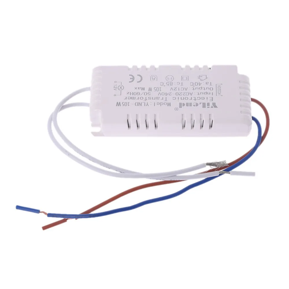 Halogen Light LED Driver Power Supply Electronic Transformer 105W 12V 220V-240V H02
Halogen Light LED Driver Power Supply Electronic Transformer 105W 12V 220V-240V H02