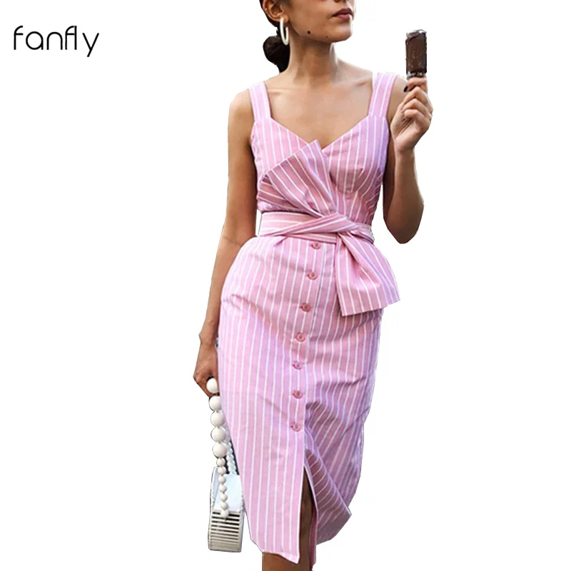 Party Dress Cute Spagetti Strap Elegant Sexy Sashes Bandage Vingae Beach Striped Dress Women Sleeveless Summer Vestidos SJ2903F
Party Dress Cute Spagetti Strap Elegant Sexy Sashes Bandage Vingae Beach Striped Dress Women Sleeveless Summer Vestidos SJ2903F