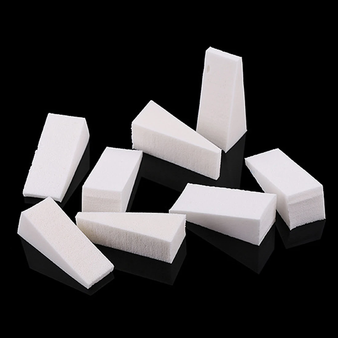 Color Gradual Change Foam Nail Art Gradient Sponge 8pcs Disposable White Triangle Block Manicure Stamper Nail Polish Buffer Set
Color Gradual Change Foam Nail Art Gradient Sponge 8pcs Disposable White Triangle Block Manicure Stamper Nail Polish Buffer Set