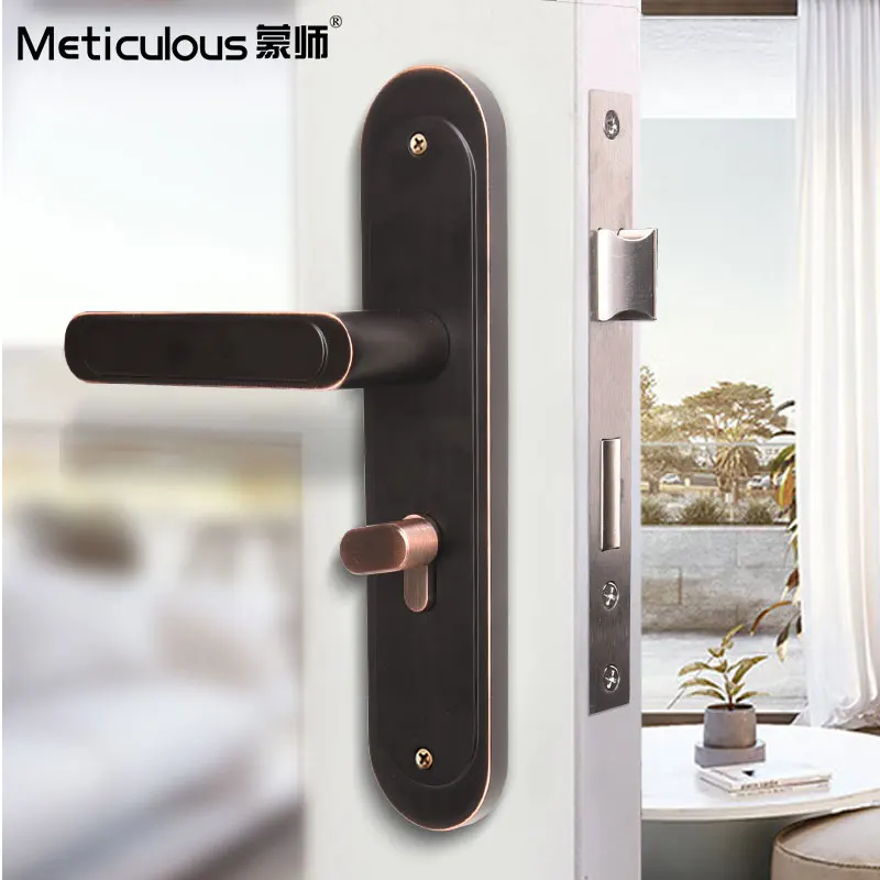 Meticulous Zinc alloy Black Interior Door Lock with Keys Double Bolt Silent Strong Lockset suitable for various Doors
Meticulous Zinc alloy Black Interior Door Lock with Keys Double Bolt Silent Strong Lockset suitable for various Doors