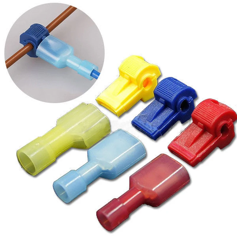 100/10pcs Electrical Wire Crimp Terminals Quick Splice Cable Spade Connectors Kit Set 0.3-1.0mm2/1.0-2.5mm2/4.0-6.0mm2
100/10pcs Electrical Wire Crimp Terminals Quick Splice Cable Spade Connectors Kit Set 0.3-1.0mm2/1.0-2.5mm2/4.0-6.0mm2