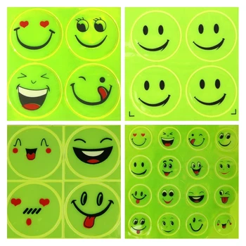 2Sheet/Set Funny Reflective Bicycle Bike Sticker Smiling Face Pattern Night Riding Decal Night Riding Roadway Safety Sticker
2Sheet/Set Funny Reflective Bicycle Bike Sticker Smiling Face Pattern Night Riding Decal Night Riding Roadway Safety Sticker