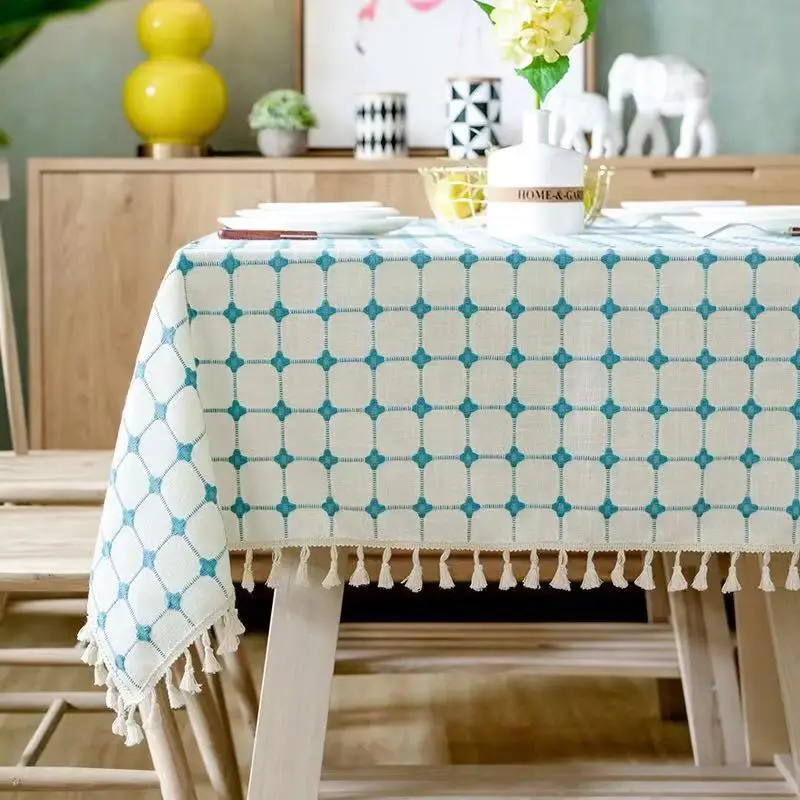 Blue Flower Retro Lace Tablecloth Chinese Style Cotton Table cloth Rectangular Dinning Table cloth for table Picnic
Blue Flower Retro Lace Tablecloth Chinese Style Cotton Table cloth Rectangular Dinning Table cloth for table Picnic