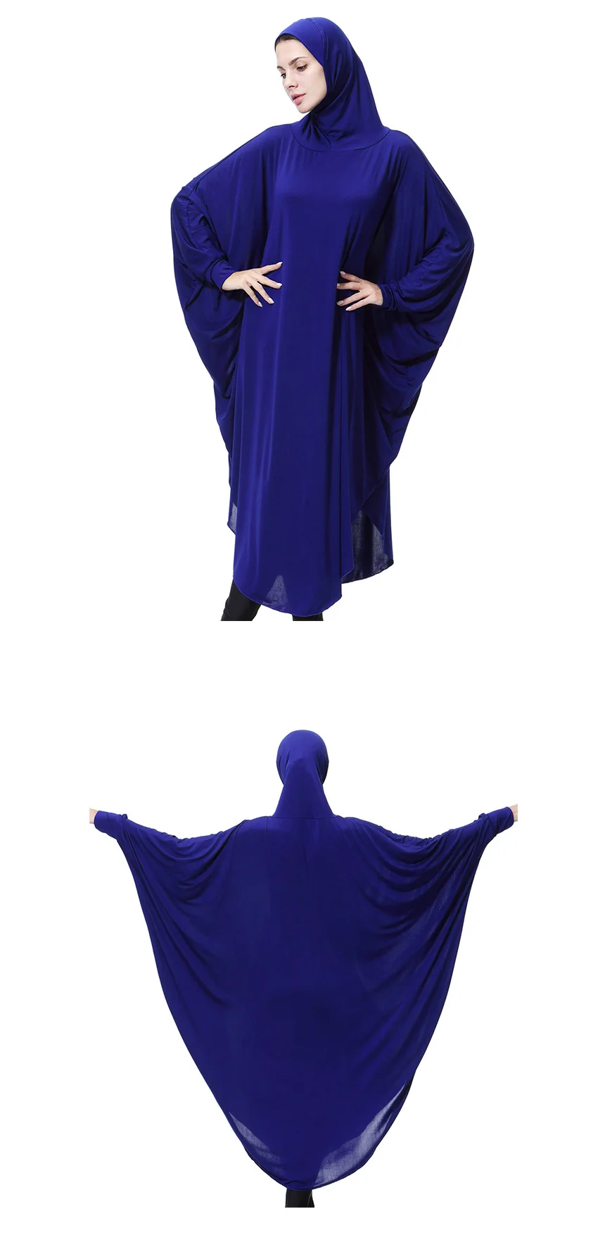 2020 Long Inner Hijab Women Fashion Plain Islamic Chest Cover Scarf Cap