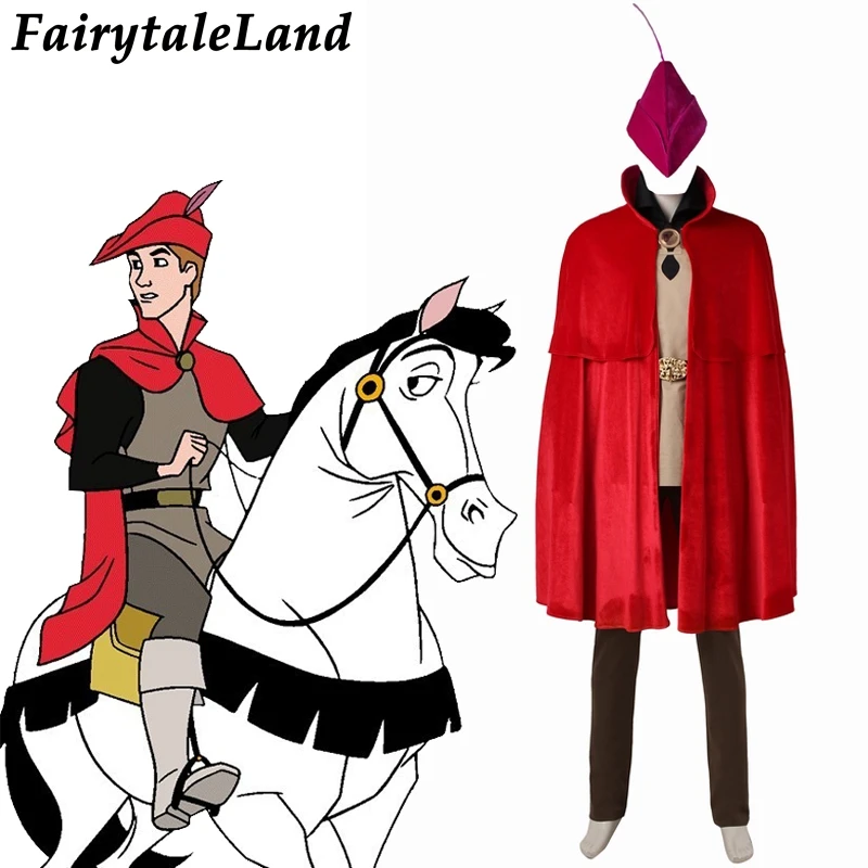 Sleeping Beauty Prince Phillip cosplay costume Aurora Phillip Village costume suit Halloween costumes for adult Prince costume
Sleeping Beauty Prince Phillip cosplay costume Aurora Phillip Village costume suit Halloween costumes for adult Prince costume
