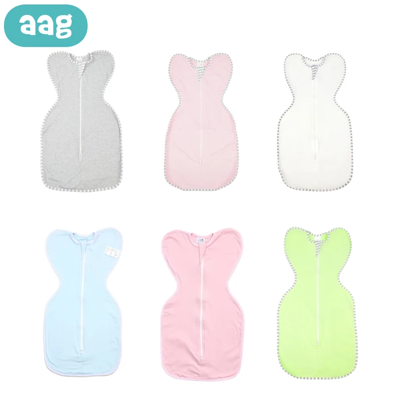 AAG 0-6M Newborn Baby Sleeping Bag Infant Cotton Anti-scare Flea Wrapped Towel Solid color Zipper Sleepsacks Swaddle Blanket
AAG 0-6M Newborn Baby Sleeping Bag Infant Cotton Anti-scare Flea Wrapped Towel Solid color Zipper Sleepsacks Swaddle Blanket
