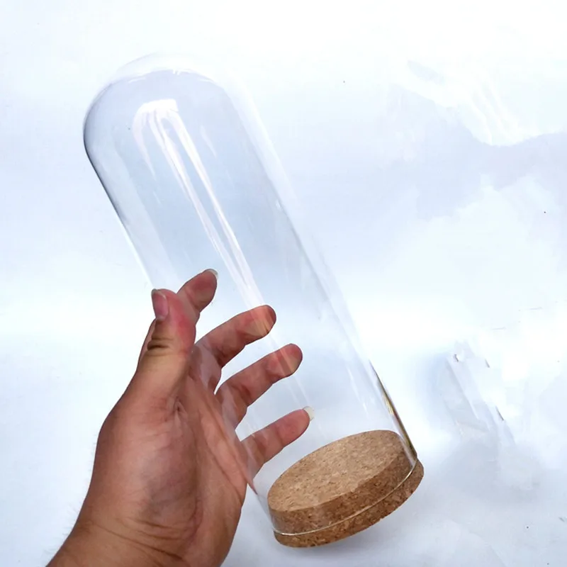 Diameter=15cm Height=35cm Big Size Cork Style Glass Dome Dry Flower Storage Bottle DIY Glass Tube Vase
Diameter=15cm Height=35cm Big Size Cork Style Glass Dome Dry Flower Storage Bottle DIY Glass Tube Vase