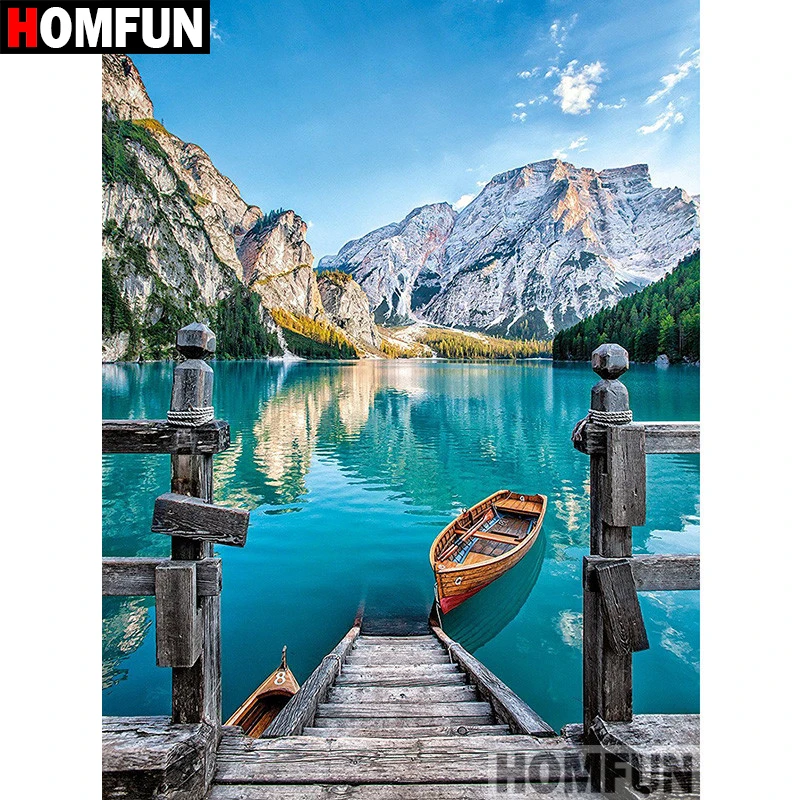 HOMFUN 5D DIY Diamond Painting Full Square/Round Drill "Wooden bridge" 3D Embroidery Cross Stitch gift Home Decor A02021
HOMFUN 5D DIY Diamond Painting Full Square/Round Drill "Wooden bridge" 3D Embroidery Cross Stitch gift Home Decor A02021