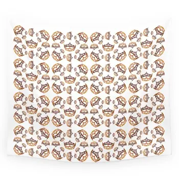 Queen Of Hearts Gold Crown Tiara Scattered Pattern By Kristie Hubler With White Background Wall Tapestry
Queen Of Hearts Gold Crown Tiara Scattered Pattern By Kristie Hubler With White Background Wall Tapestry