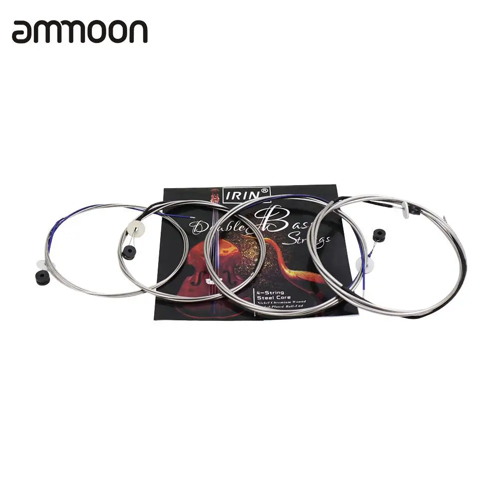 High Quality Bass Strings Full Set (G-D-A-E) Double Bass String Strings Steel Core Nickel Chromium Wound Ball End 
High Quality Bass Strings Full Set (G-D-A-E) Double Bass String Strings Steel Core Nickel Chromium Wound Ball End