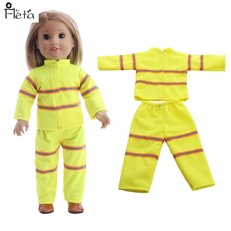 Doll Summer Fashion New Fire Suit Set For 18 Inch American Dolls And 43 Cm Doll Children Our Generation Of Toy Doll Accessories
Doll Summer Fashion New Fire Suit Set For 18 Inch American Dolls And 43 Cm Doll Children Our Generation Of Toy Doll Accessories