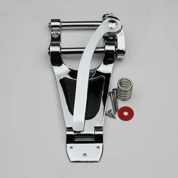 Premium Tremolo Vibrato Bridge Tailpiece Hollow Body Archtop for Semi-Hollow Guitar Bridge Chrome
Premium Tremolo Vibrato Bridge Tailpiece Hollow Body Archtop for Semi-Hollow Guitar Bridge Chrome