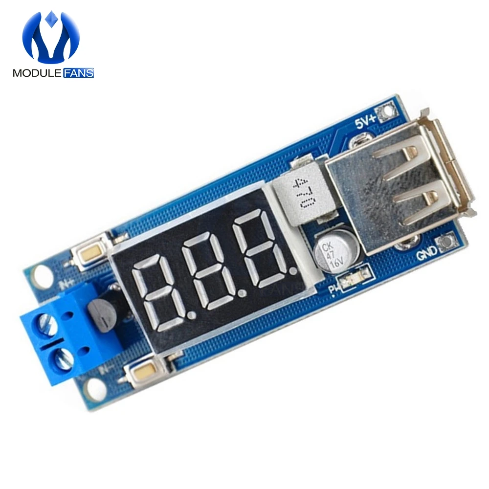USB CAR Charger LED Step Down Buck Converter Voltmeter Module Low Power DC 4.5-40V To 5V 2A High Efficiency Low Ripple Board
USB CAR Charger LED Step Down Buck Converter Voltmeter Module Low Power DC 4.5-40V To 5V 2A High Efficiency Low Ripple Board