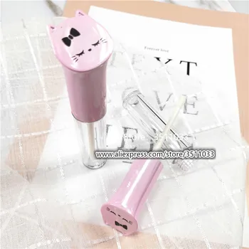 Cute Lovely Pink Cat Cap Lip Gloss Tube DIY Beauty Creative Empty Clear Cosmetic Liquid Lipstick Container,Makeup Lip Oil Bottle
Cute Lovely Pink Cat Cap Lip Gloss Tube DIY Beauty Creative Empty Clear Cosmetic Liquid Lipstick Container,Makeup Lip Oil Bottle