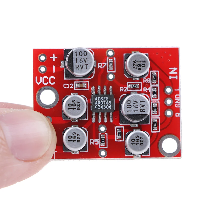 1pc DC 5V-15V 12V AD828 Stereo Preamp Power Amplifier Board Preamplifier Module 33*25mm
1pc DC 5V-15V 12V AD828 Stereo Preamp Power Amplifier Board Preamplifier Module 33*25mm