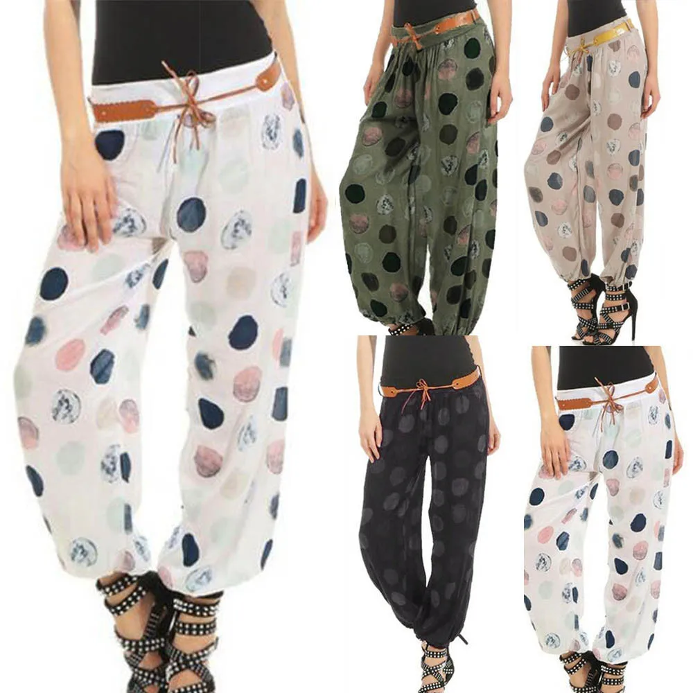 Hawcoar New Fashion Women Printing Pocket Elastic Band Trousers Loose Comfort Long Pants Baggy Pants Wholesale Free Ship Z4
Hawcoar New Fashion Women Printing Pocket Elastic Band Trousers Loose Comfort Long Pants Baggy Pants Wholesale Free Ship Z4
