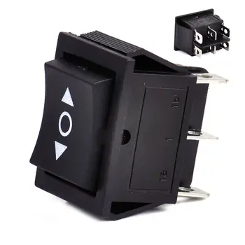DWCX Car 6 Pins Black 3 Position On Off On DPDT Momentary Rocker Switch Control Button Power Window Boat Motorcycle Fit VW Audi
DWCX Car 6 Pins Black 3 Position On Off On DPDT Momentary Rocker Switch Control Button Power Window Boat Motorcycle Fit VW Audi