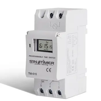 Digital Time Switch Relay AC 12~220V Weekly 7 Days Programmable Timer Control Din Rail Mount for Electric Appliance
Digital Time Switch Relay AC 12~220V Weekly 7 Days Programmable Timer Control Din Rail Mount for Electric Appliance
