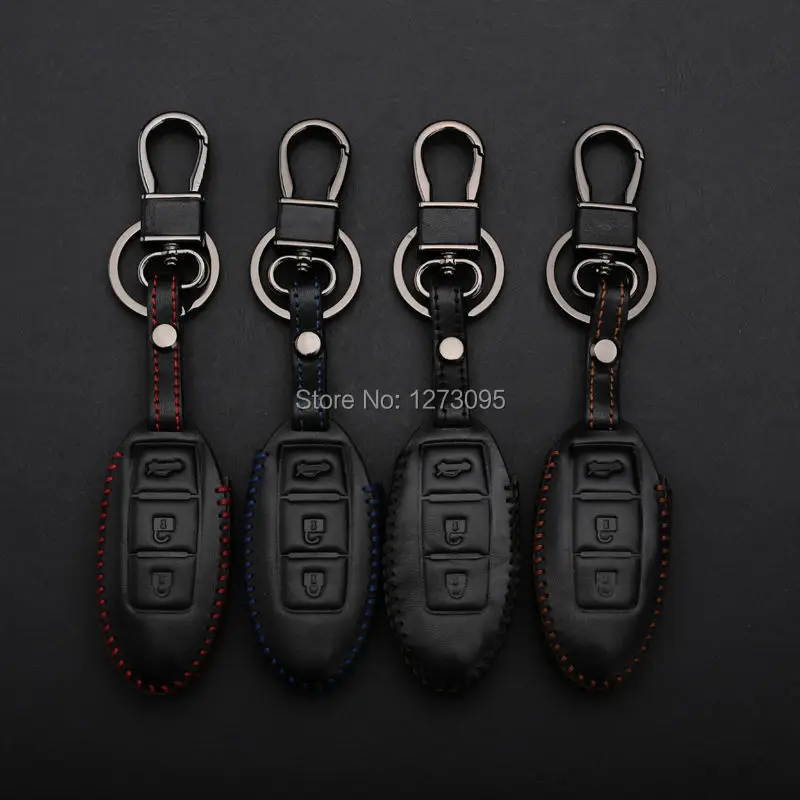 For Nissan X-Trail X Trail XTrail T32 2014 2015 2016 2017 Car Keychain Hand Stitched Leather Car Key Case Cover Smart Key Rings
For Nissan X-Trail X Trail XTrail T32 2014 2015 2016 2017 Car Keychain Hand Stitched Leather Car Key Case Cover Smart Key Rings