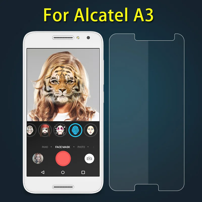 For alcatel A3 5046Y 5046D Tempered Glass Screen Protector Guard Film for A7 5090Y U5 5044D | Мобильные телефоны и