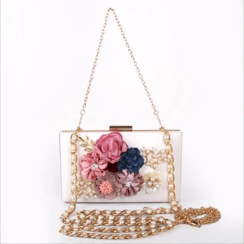 2017 fashion PU handbags women bags shoulder bag floral crossbody bag