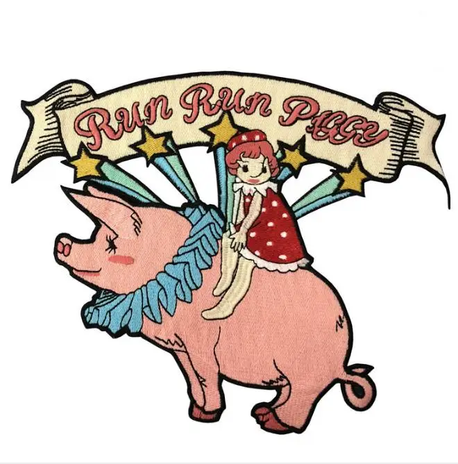 2019 new Cartoon animal cloth cotton thread water soluble cute pig girl patch clothing accessories large cloth stickers
2019 new Cartoon animal cloth cotton thread water soluble cute pig girl patch clothing accessories large cloth stickers