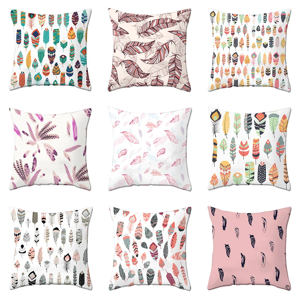 ZEIMON Polyester Cotton Colorful Feathers Patterns Home Decorative Sofa Chair Throw Cushion Bohemia Pillow No Filling 45x45cm
ZEIMON Polyester Cotton Colorful Feathers Patterns Home Decorative Sofa Chair Throw Cushion Bohemia Pillow No Filling 45x45cm