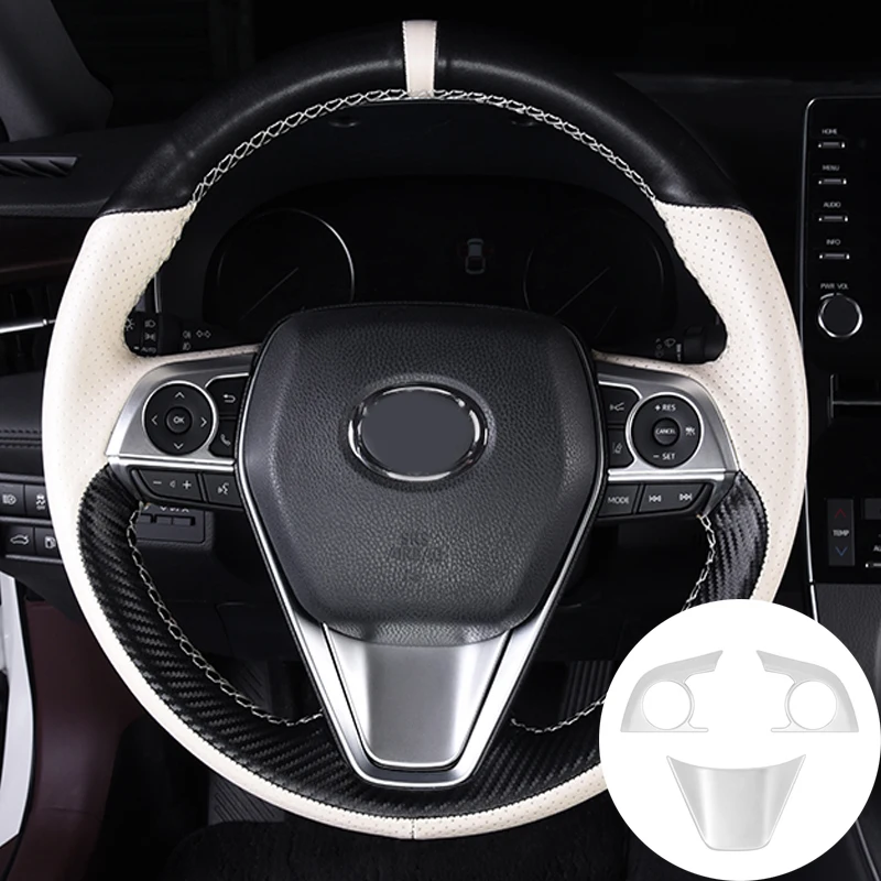3pc ABS Chrome Steering Wheel Cover Trim Frame For Toyota Avalon XX50 2019 Steering Wheel Chrome Insert Cover Badge Trim
3pc ABS Chrome Steering Wheel Cover Trim Frame For Toyota Avalon XX50 2019 Steering Wheel Chrome Insert Cover Badge Trim