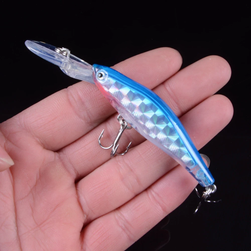 1pcs 9cm/7g Laser Minnow Fishing Lure Floating Wobblers Artificial Bait Hard Crankbaits Treble Hooks Tackle
1pcs 9cm/7g Laser Minnow Fishing Lure Floating Wobblers Artificial Bait Hard Crankbaits Treble Hooks Tackle