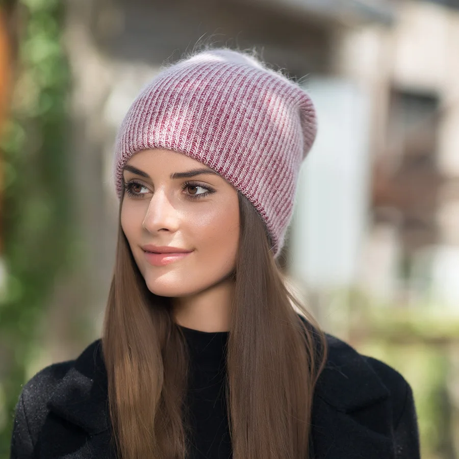 2017 New Autumn Winter Beanies Hats For Women Knitting Warm Wool Skullies Caps Ladise Hat Pompom Gorros (14)