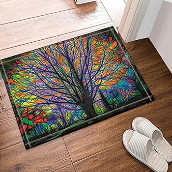 Creative Trees Decoration Colorful Watercolor Spring Life Tree Bath Rugs Non-Slip Doormat Door Mat Bathroom Accessories
Creative Trees Decoration Colorful Watercolor Spring Life Tree Bath Rugs Non-Slip Doormat Door Mat Bathroom Accessories