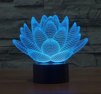 Flowers Lotus LED Night Light Luminaria 3D Illusion Lamp Kids Room LED Lights Holiday Home Decoration Nightlights Office Lamp
Flowers Lotus LED Night Light Luminaria 3D Illusion Lamp Kids Room LED Lights Holiday Home Decoration Nightlights Office Lamp