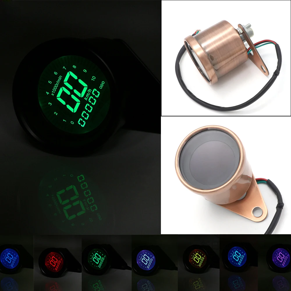 Retro Motorcycle Instrument LCD Display Oil Level Gauge Caliber Tachometer Digital Motorcycle Speedometer
Retro Motorcycle Instrument LCD Display Oil Level Gauge Caliber Tachometer Digital Motorcycle Speedometer