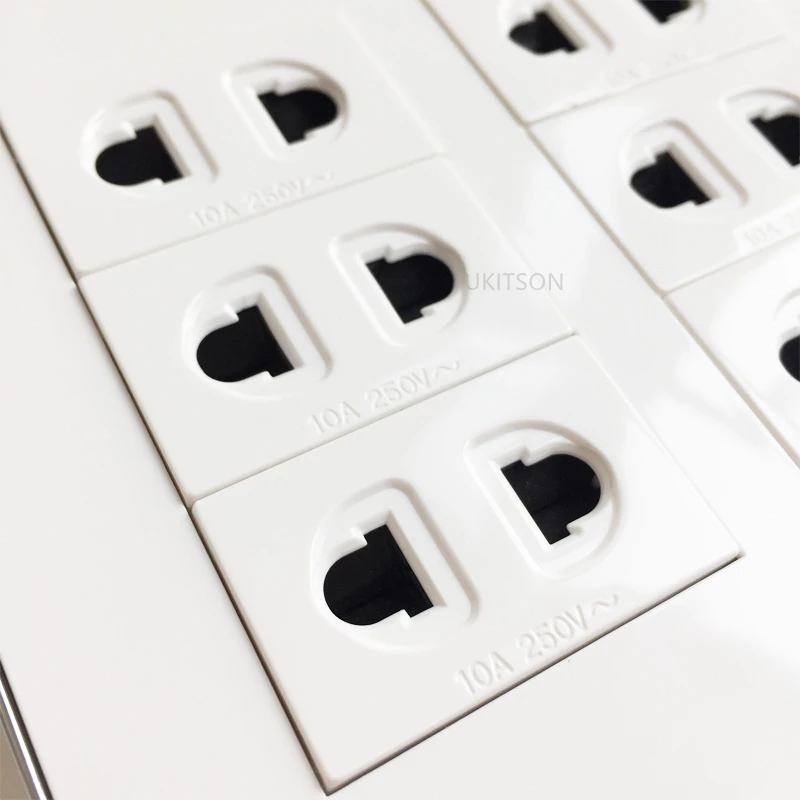 120x120mm 6 ports 2 Pins Electric Wall Panel Pic 5