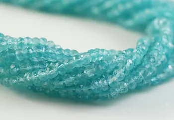 3x2mm Blue Apatite Gemstone Grade AAA Faceted Rondelle Loose Beads 13 inch Full Strand (90184363-852)
3x2mm Blue Apatite Gemstone Grade AAA Faceted Rondelle Loose Beads 13 inch Full Strand (90184363-852)