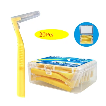 20pcs Interdental Brush Oral Hygiene Cleaning Oral Care Teeth Whitening Dental Toothbrush Dental for Orthodontic Braces
20pcs Interdental Brush Oral Hygiene Cleaning Oral Care Teeth Whitening Dental Toothbrush Dental for Orthodontic Braces