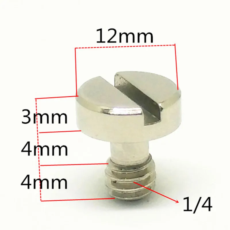 14 Connecting Screw For Camera Tripod Monopod Quick Release Plate Baseplate Rig (8)
