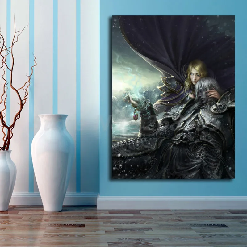 Jaina Proudmoore And Arthas Menethil World of Warcrafts Art Canvas Poster Painting Wall Picture Print Home Bedroom Decoration
Jaina Proudmoore And Arthas Menethil World of Warcrafts Art Canvas Poster Painting Wall Picture Print Home Bedroom Decoration