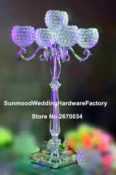 Fashion hot product acrylic crystal wedding centerpiece candlelabra with a flower stand on table made in china 
Fashion hot product acrylic crystal wedding centerpiece candlelabra with a flower stand on table made in china