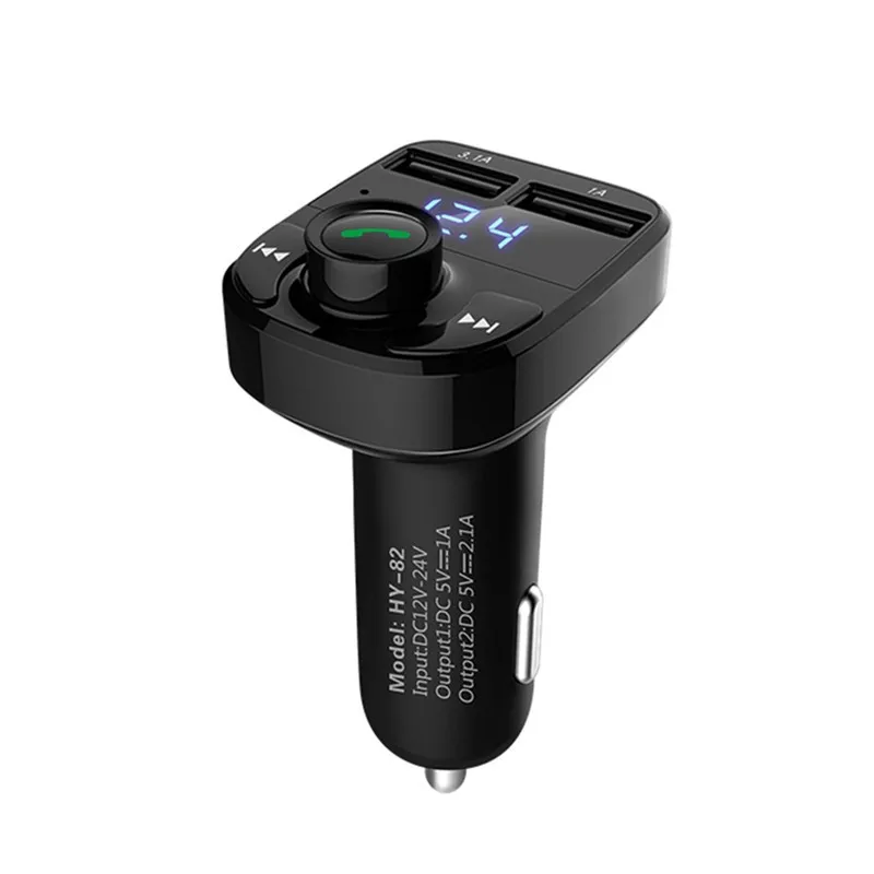 Bluetooth Car Kit FM Transmitter Hands-free Voltage Detection Noise Cancellation supports 3 modes music playing USB car charger
Bluetooth Car Kit FM Transmitter Hands-free Voltage Detection Noise Cancellation supports 3 modes music playing USB car charger