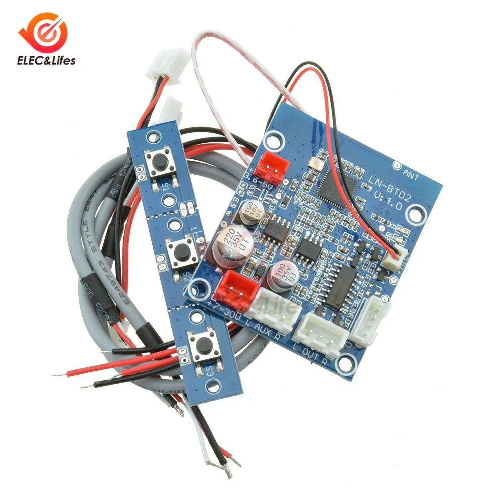 Car Bluetooth Audio Receiver Module Wireless Stereo Sound Module 7-30V Wide Voltage Conversion OP AMP NE5532 Pre-amplifier Board
Car Bluetooth Audio Receiver Module Wireless Stereo Sound Module 7-30V Wide Voltage Conversion OP AMP NE5532 Pre-amplifier Board