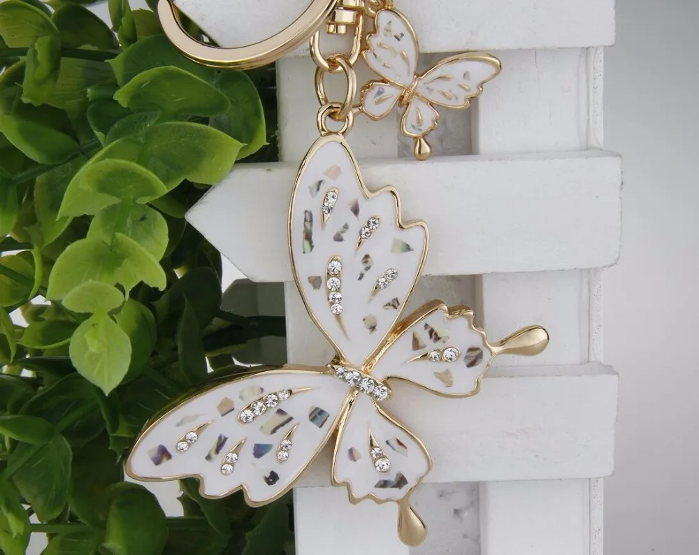 Delicate Enamel Big Small Butterfly Crystal Rhinestone Handbag Metal Pendant Chic Key Holder Keyring Keychain For Car Gift K171
Delicate Enamel Big Small Butterfly Crystal Rhinestone Handbag Metal Pendant Chic Key Holder Keyring Keychain For Car Gift K171