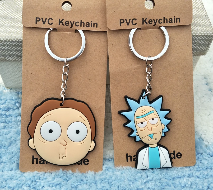 IVYYE Rick Crazy Anime Key Chain PVC Figure Morty Keyring cute Morty Toys Keychain Keyholder Birthday Gift Unisex NEW
IVYYE Rick Crazy Anime Key Chain PVC Figure Morty Keyring cute Morty Toys Keychain Keyholder Birthday Gift Unisex NEW
